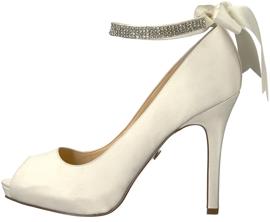 OHGA strap pumps ホワイト　22.5 Amazon.com | Nina Women's Karen-LS Dress Pump,Ivory,6.5 M US